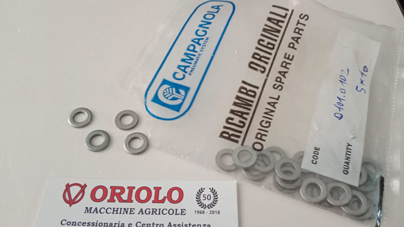 RONDELLA ORIGINALE PER TESTA ORIENTABILE VECCHIO TIPO PNEUMATICO